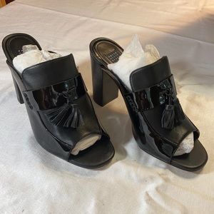 WHBM Ariah Patent Tassel Mule